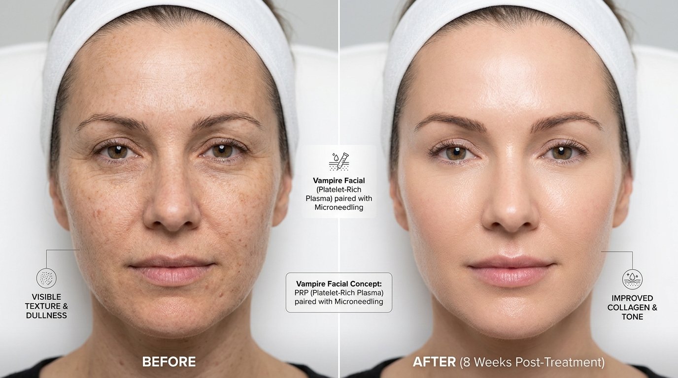 Vampire Facial Result